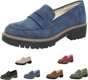Orthoture Orthopedic Platform Loafers,Womens Loafers Comfortable,Slip On Comfort Casual Fashion