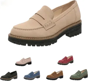 Orthoture Orthopedic Platform Loafers,Womens Loafers Comfortable,Slip On Comfort Casual Fashion