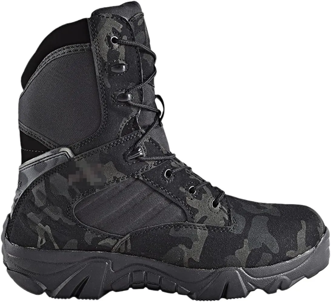 Outdoor Men's Hiking Boots Military Boots Special Forces Desert Tactical Combat Ankle Boots Spring Work Boots