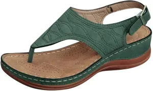 peqiut Casual Sandals Women Platform Arch Support Sandals for Women Slip On Flip Flops Casual Beach Sandals