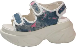 Platform Sandals Women Summer Outdoor Camping Walking Beach Sandals Sandles Women Open Toe Flatform Fashion Sandals