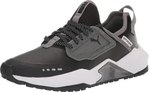 PUMA boys Gs.one Golf Shoe, Puma Black/Quiet Shade/Puma Black, 10.5 US