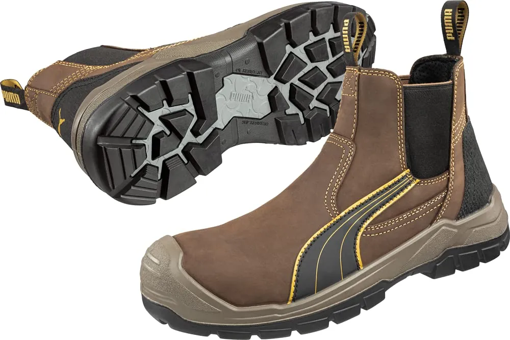 PUMA Men's Tanami Brown Mid Industrial Shoe, 10