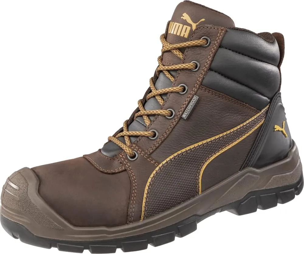 PUMA Men's Tornado Brown Soft Toe Industrial Boot