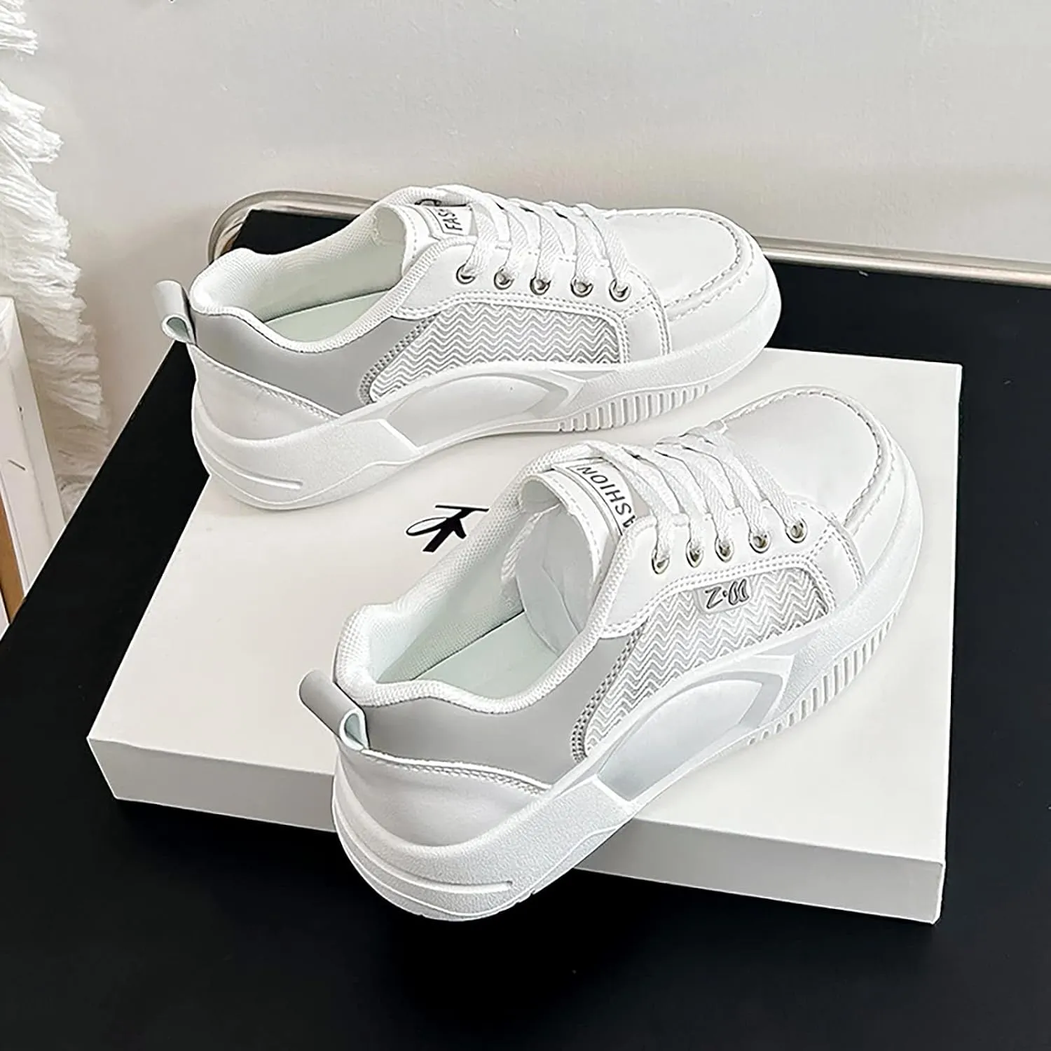 Running Shoes for Women All Black Sneakers for Women Cute Black Slip On Shoes Women Dressy Comfortable Womens Casual Sneakers Wide Zapatos De Mujer para Caminar Suave Y Comodos