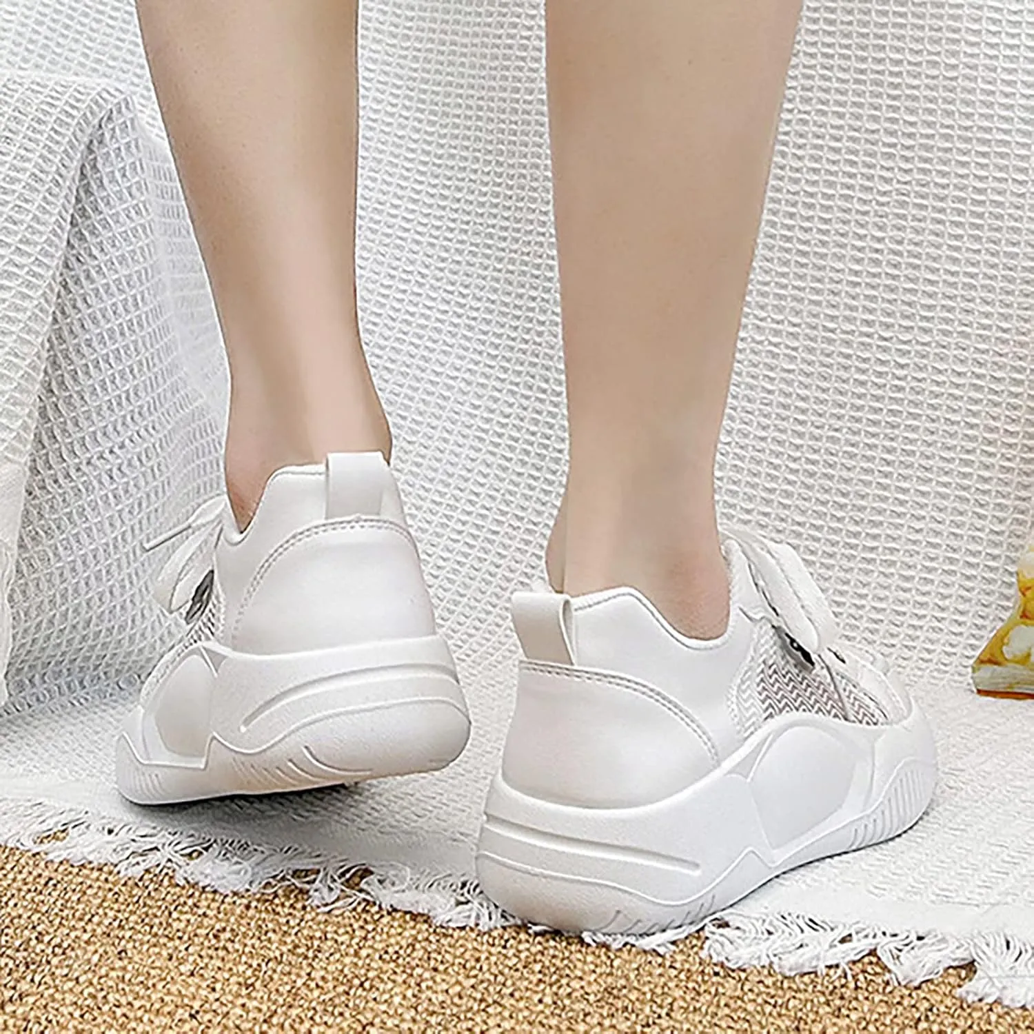 Running Shoes for Women All Black Sneakers for Women Cute Black Slip On Shoes Women Dressy Comfortable Womens Casual Sneakers Wide Zapatos De Mujer para Caminar Suave Y Comodos