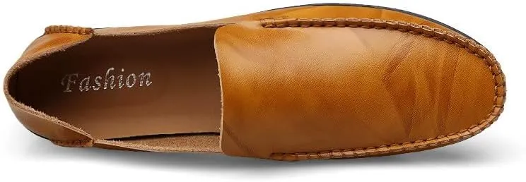 Santimon Men's Loafers Casual Slip On Shoes Soft Mules for Men Lightweight Flat Driving Boat Shoes