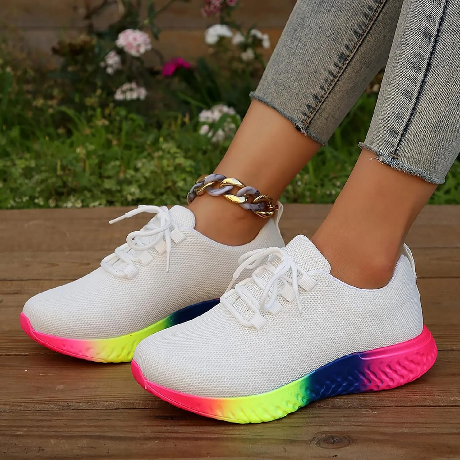 SBGMoSJ Black Sneakers Women Trendy Comfortable Walking Shoes Women Slip On Walking Shoes for Women Slip Ons Womens Black Slip On Sneakers Size 8.5 Tenis OrtopéDicos para Mujer Antideslizantes