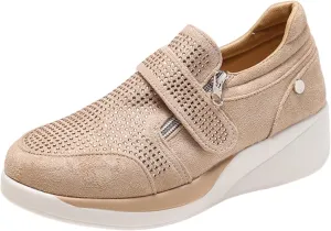 Shoes For Women Flats Comfortable Navy Wide Width Womens Slip On Loafers Shoes Fashion Canvas Sneakers Casual Classic Fall Soft Lightweight Comfort Breathable Non-Slip Flat Walking Shoes