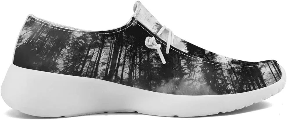Skull Shoes for Men Loafers Black Slip-on Shoes Gifts for Men Women