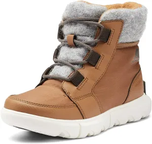 Sorel Women's Winter Boots Snow, Velvet Tan Blackened Brown, 10.5