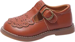 Toddler Boys Girls Dress Shoes Kids School Uniform Formal Casual Oxfords for Baby Party Wedding Mary Jane Flats