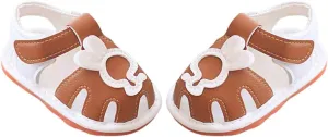 Toddler Girls Open Toe Sandals Breathable Soft Sole Flats Lightweight Water Shoes with Cute Bunny Pattern Sandals