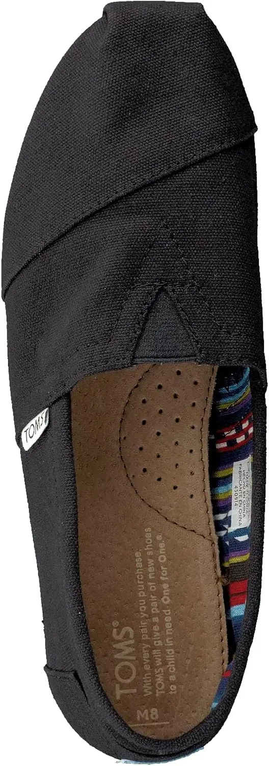 TOMS Womens Alpargata - Black