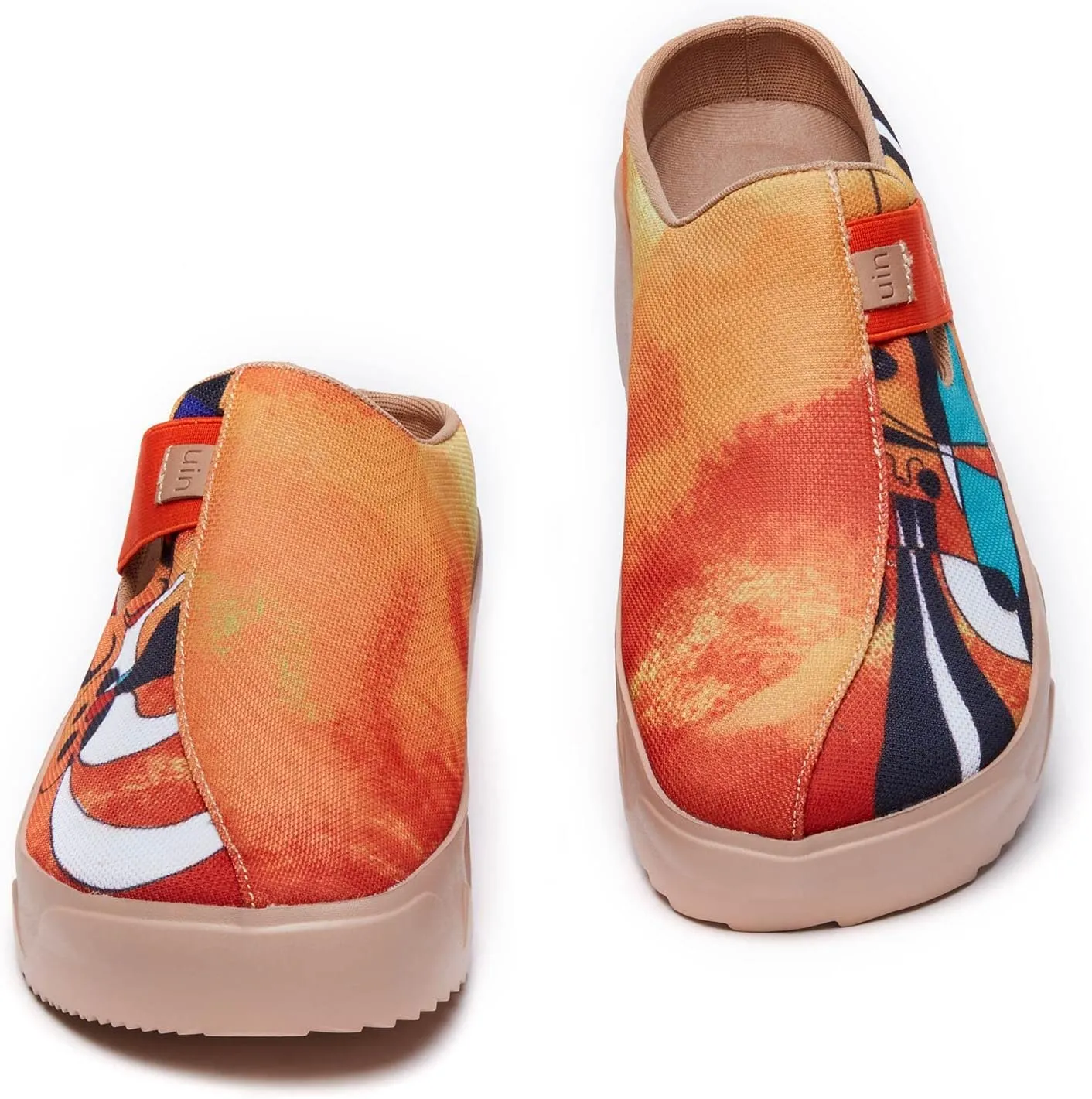 UIN Men's Casual Loafers Slip Ons Comfortable Art Painted Travel Fashion Sneakers Fuerteventura