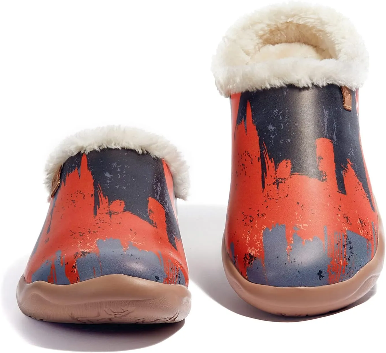 UIN Men's Mules Slipper Loafers Lightweight Comfort Mules Walking Casual Clogs Household Slip Ons Art Painted Travel Shoes Midnight Street 2