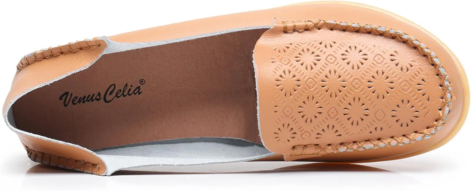 VenusCelia Women's Adequate Comfort Walking Flat Loafer