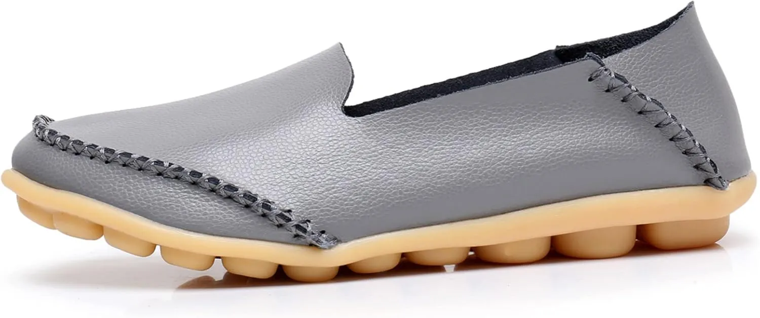 VenusCelia Women's Streamline Comfort Walking Flat Loafer