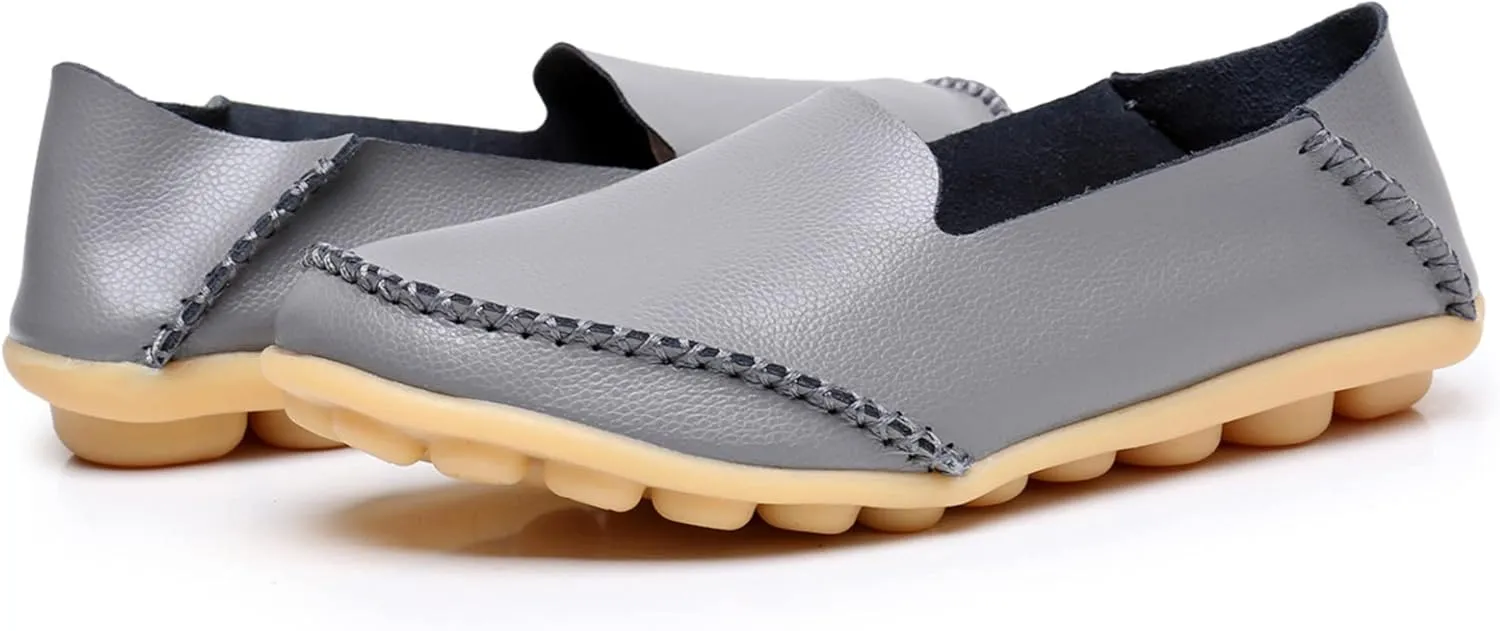 VenusCelia Women's Streamline Comfort Walking Flat Loafer