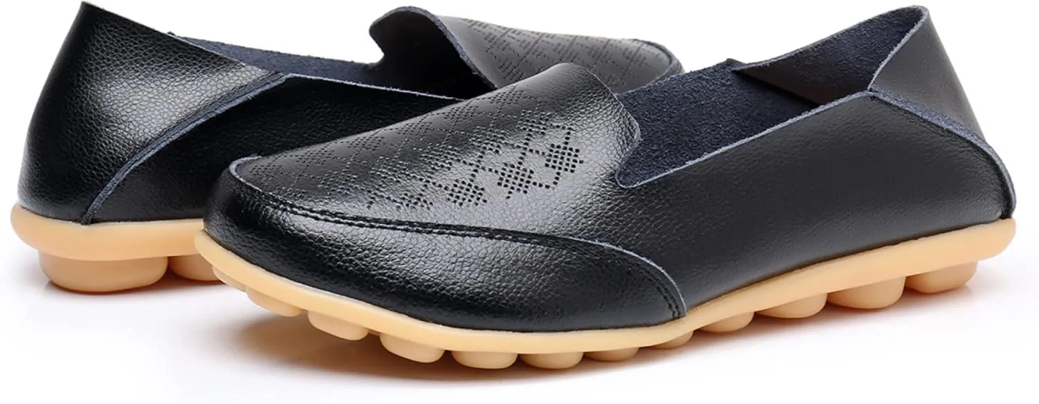 VenusCelia Women's Thawed Comfort Walking Flat Loafer