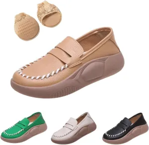 VOODUE Lurebest Shoes for Women, Lurebest Shoes for Women Corrective Loafers, Lurebest Soft Soled Orthopedic Walking Shoes for Women