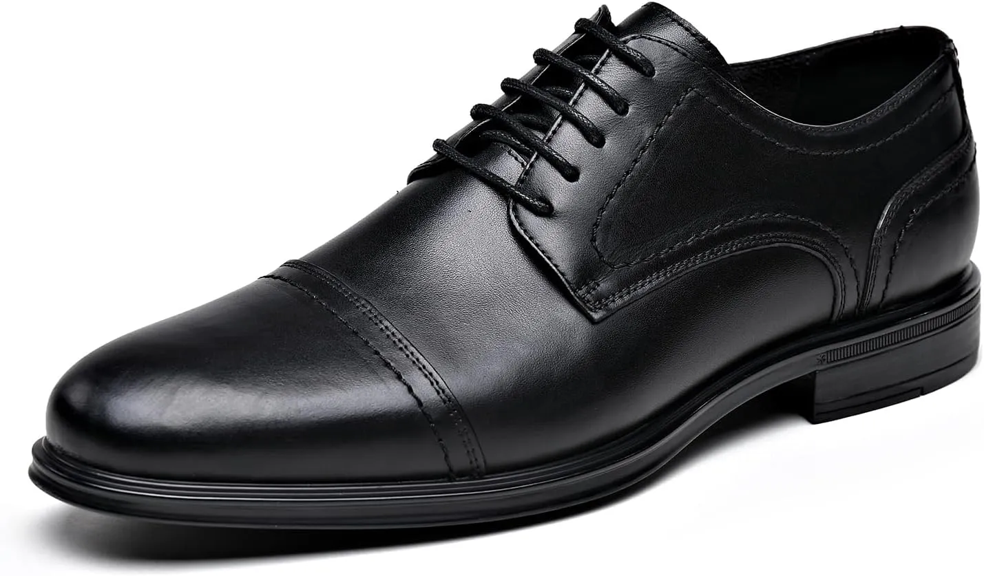 Wedding Dress Shoes for Men, Formal Men's Oxford Shoes Business Comfortable, Black 9.5