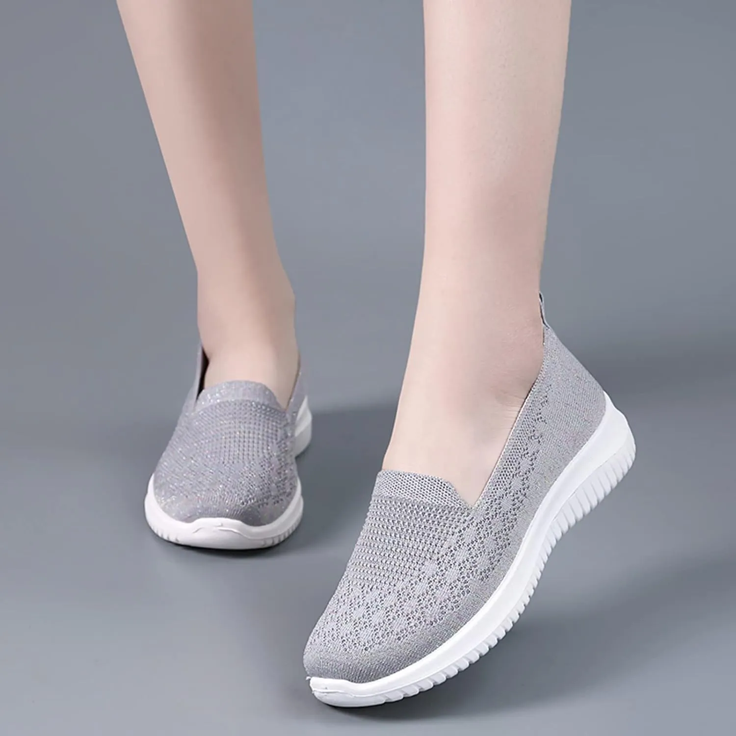 Women Shoes Mesh Socks Shoes Casual One Foot Wear Women's Shoes Breathable Casual Sports Shoes Sneaker Skates for Women