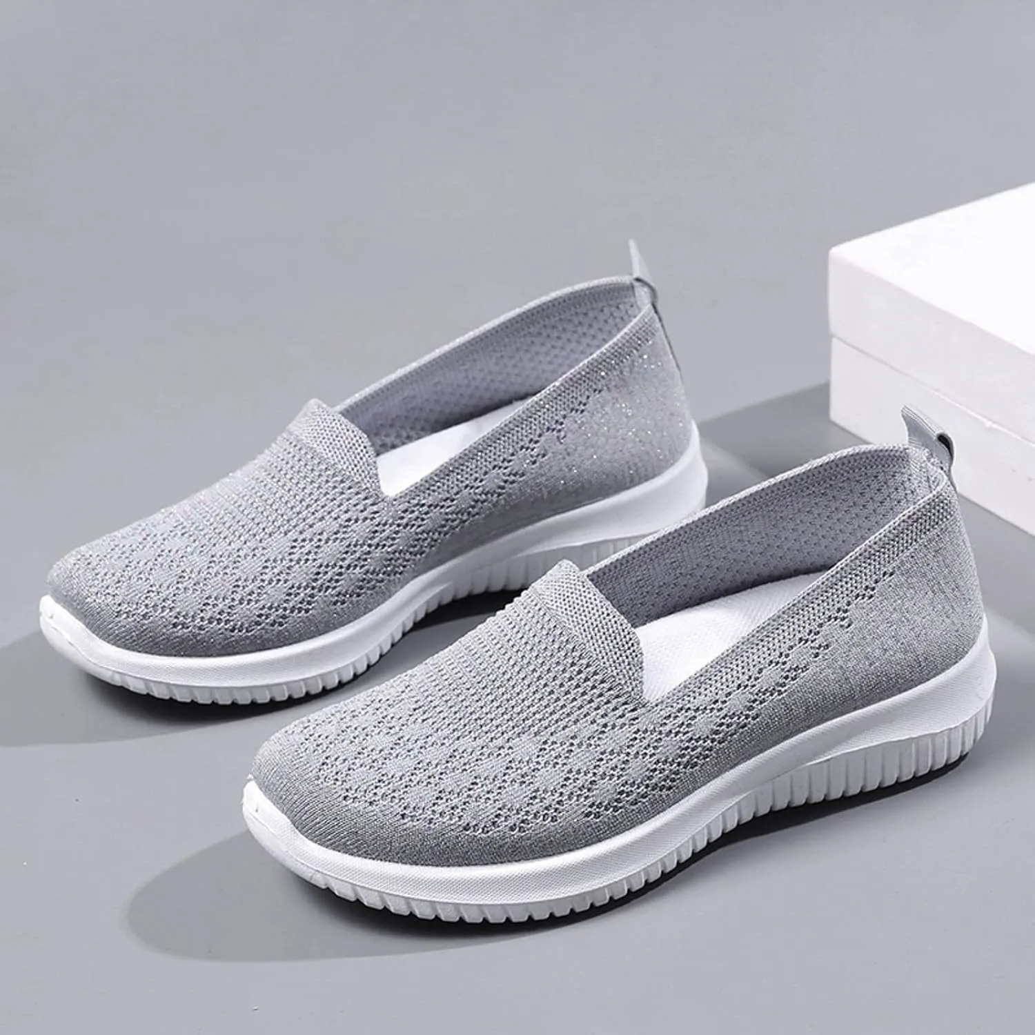 Women Shoes Mesh Socks Shoes Casual One Foot Wear Women's Shoes Breathable Casual Sports Shoes Sneaker Skates for Women