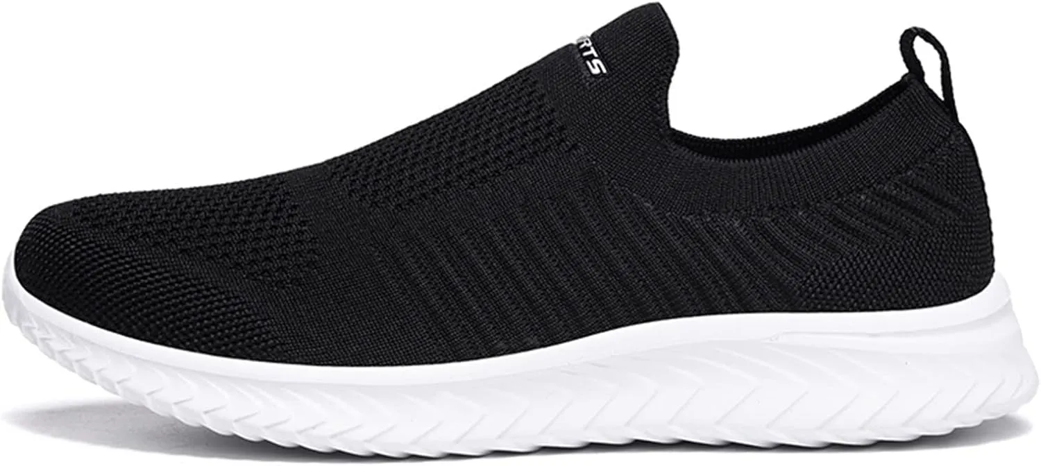 Women's Athletic Walking Shoes Slip On Casual Mesh Tennis Shoes Womens Arch Support Casual Dress Shoes Slip On Sneakers Waterproof Tennis Shoe Loafers Casual Slip On