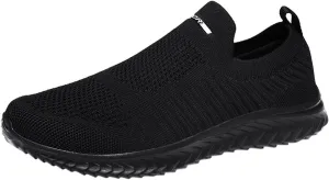 Women's Athletic Walking Shoes Slip On Casual Mesh Tennis Shoes Womens Arch Support Casual Dress Shoes Slip On Sneakers Waterproof Tennis Shoe Loafers Casual Slip On