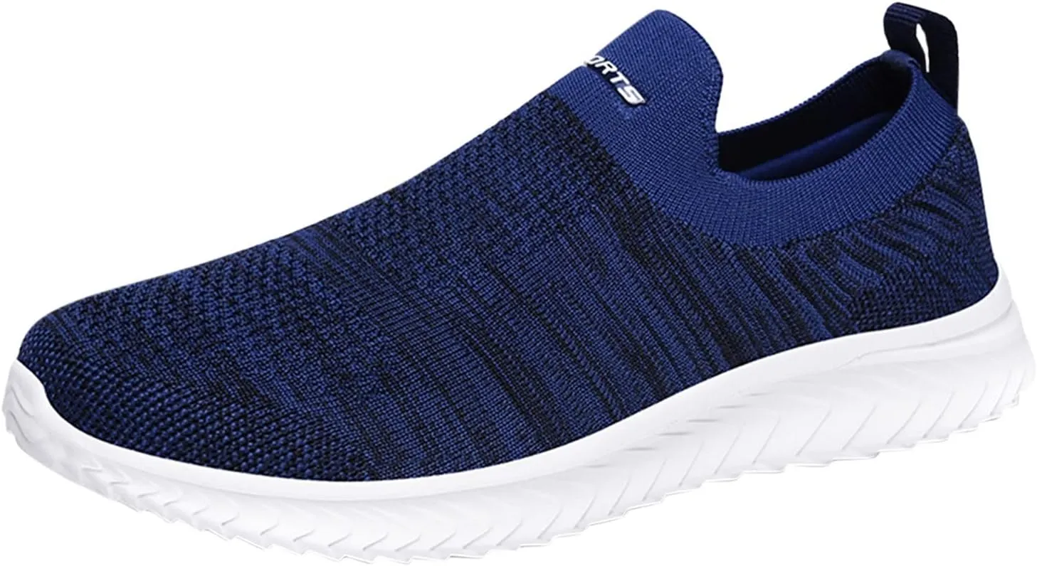 Women's Athletic Walking Shoes Slip On Casual Mesh Tennis Shoes Womens Arch Support Casual Dress Shoes Slip On Sneakers Waterproof Tennis Shoe Loafers Casual Slip On