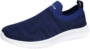 Women's Athletic Walking Shoes Slip On Casual Mesh Tennis Shoes Womens Arch Support Casual Dress Shoes Slip On Sneakers Waterproof Tennis Shoe Loafers Casual Slip On