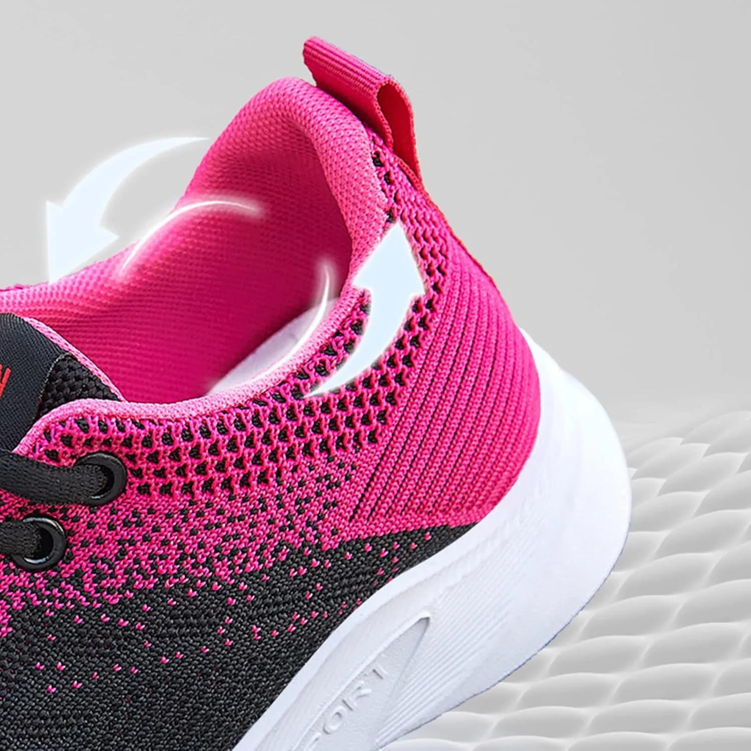 Womens Black Fashion Sneakers 2023 Black Non Slip Tennis Shoes Woman Cute Black Sneakers for Women Dressy Black Wedge Gym Shoes for Women Non Slip Work Shoes for Women Arch Support