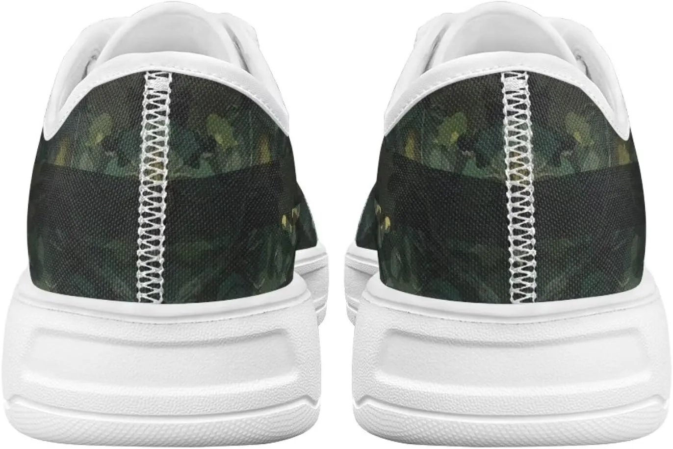 Womens Canvas Sneakers Low-Top Slip Ons Shoes Summer Lace Up Platform Fashion Casual Cute Walking Shoes 5.5-13.5