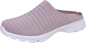 Women's Casual Slip on Half Shoes Breathable Non Slip Work Shoes Women Casual Men's Shoes Casual Fashion Sneakers Platform Tennis Shoe Loafers Casual Slip On