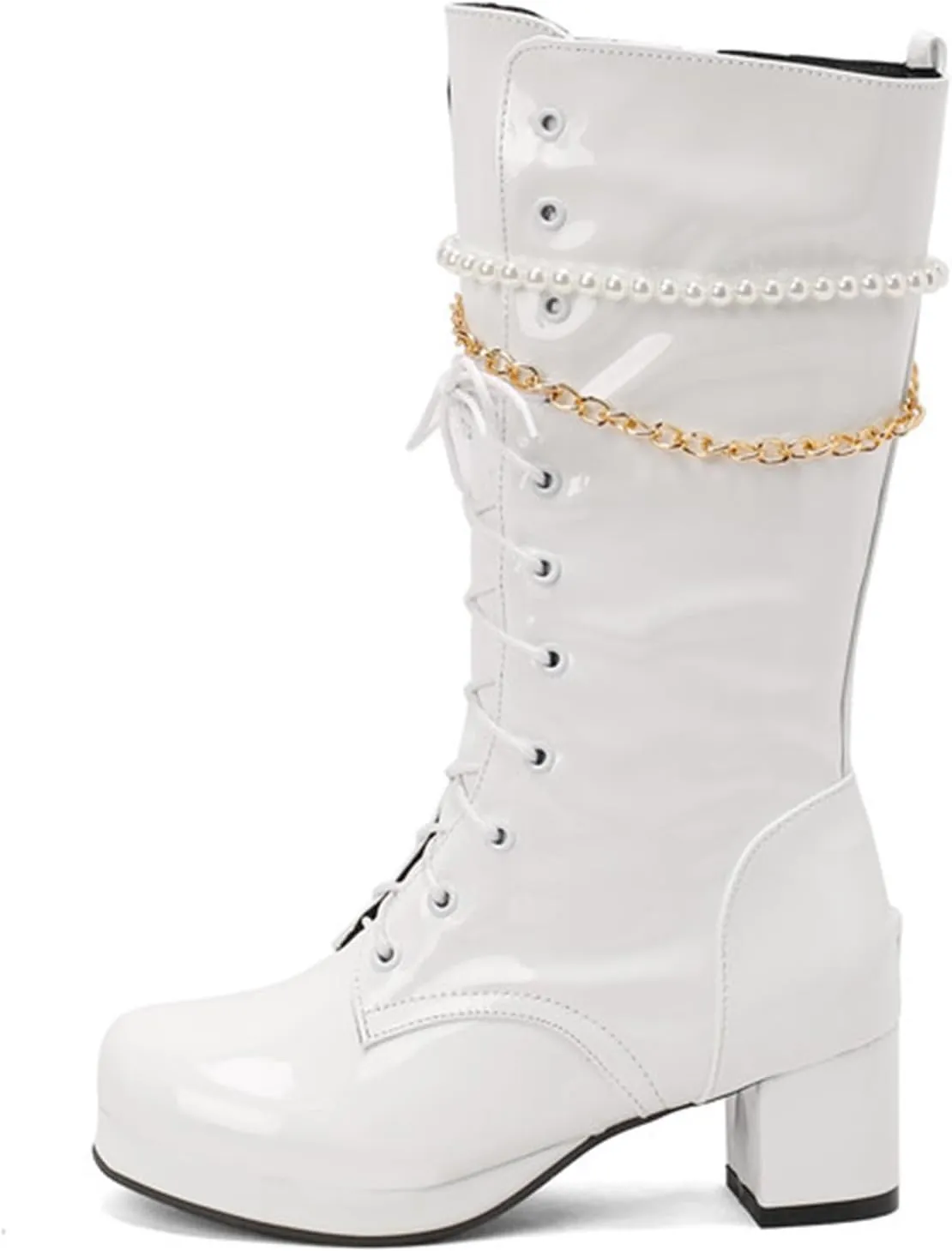 Women's Cowboy Simple Fashion Vintage Boots Pointed Toe Low Heel Side Zipper Knee Boots Womens Leather Boots Knee High Cowboy