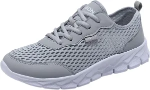 Women's Fashion Sneaker Mesh Slip On Black Non Slip Shoes for Women Comfortable Women Loafers Shoes Casual Black and White Loafers Women Shoes Black Slip On Sneakers Women