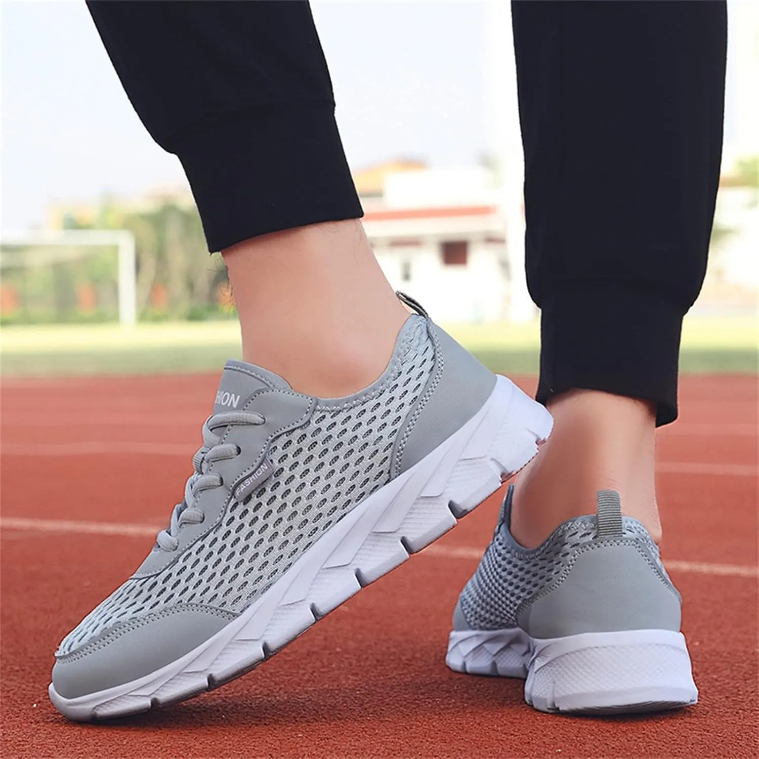 Women's Fashion Sneaker Mesh Slip On Black Non Slip Shoes for Women Comfortable Women Loafers Shoes Casual Black and White Loafers Women Shoes Black Slip On Sneakers Women