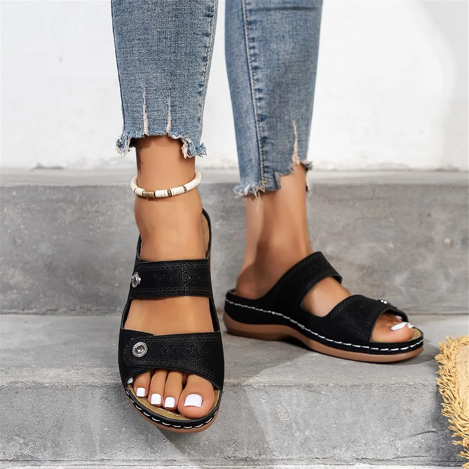 Womens Flip Flops with Arch Support Womens Flip Flops Size 8 Orthopedic Women Closed Toe Shoes Brown Leather Sandals Women Comfortable Brown Sandals Women Comfortable Nude Sandals Women