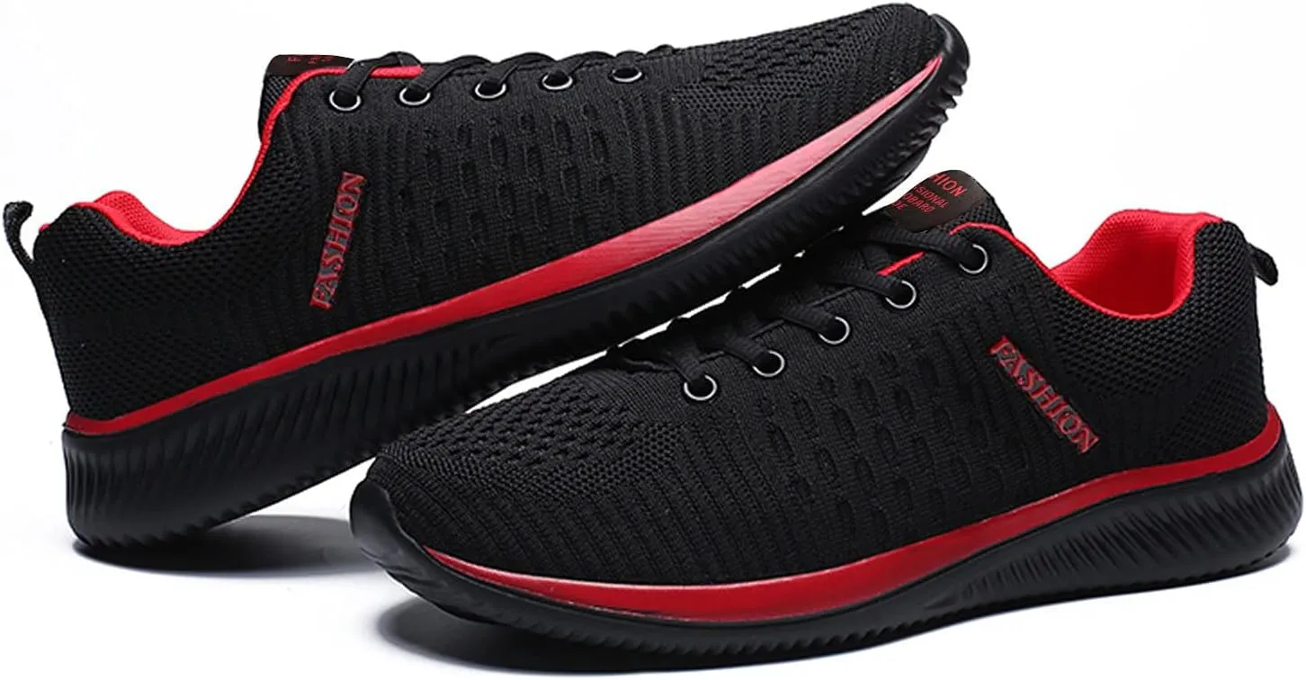 Women's Lace Up Walking Shoes Lightweight Casual Running Sneakers Slip On Shoes Women Wide Width Men's Casual Dress Shoes Wedge Sneakers Red Tennis Shoe Trainers Shoe