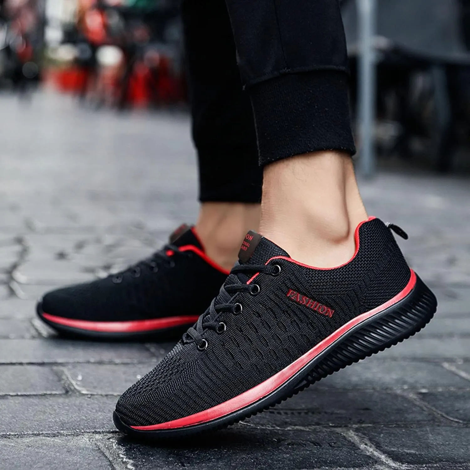 Women's Lace Up Walking Shoes Lightweight Casual Running Sneakers Slip On Shoes Women Wide Width Men's Casual Dress Shoes Wedge Sneakers Red Tennis Shoe Trainers Shoe