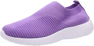 Women's Lightweight Slip On Walking Running Shoes Running Shoes for Women Casual Shoes Dressy Casual Women's Fashion Sneakers Steel Toe Tennis Shoe Loafers Casual Slip On