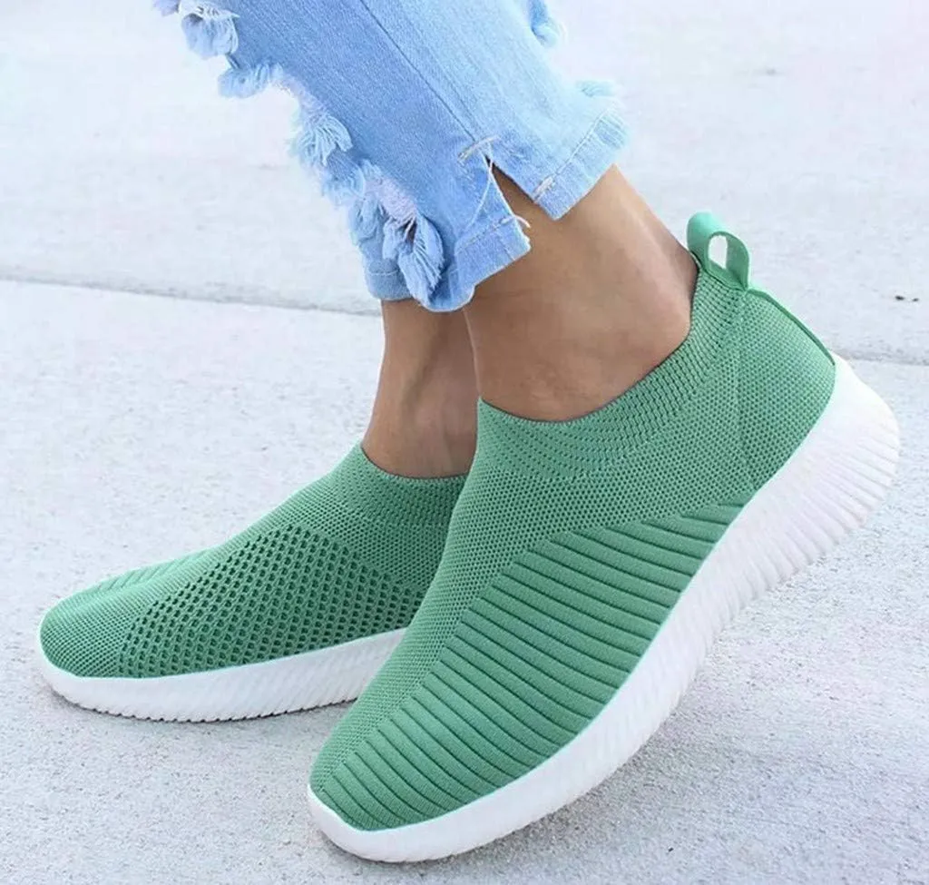 Women's Lightweight Slip On Walking Running Shoes Running Shoes for Women Casual Shoes Dressy Casual Women's Fashion Sneakers Steel Toe Tennis Shoe Loafers Casual Slip On