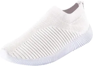 Women's Lightweight Slip On Walking Running Shoes Running Shoes for Women Casual Shoes Dressy Casual Women's Fashion Sneakers Steel Toe Tennis Shoe Loafers Casual Slip On