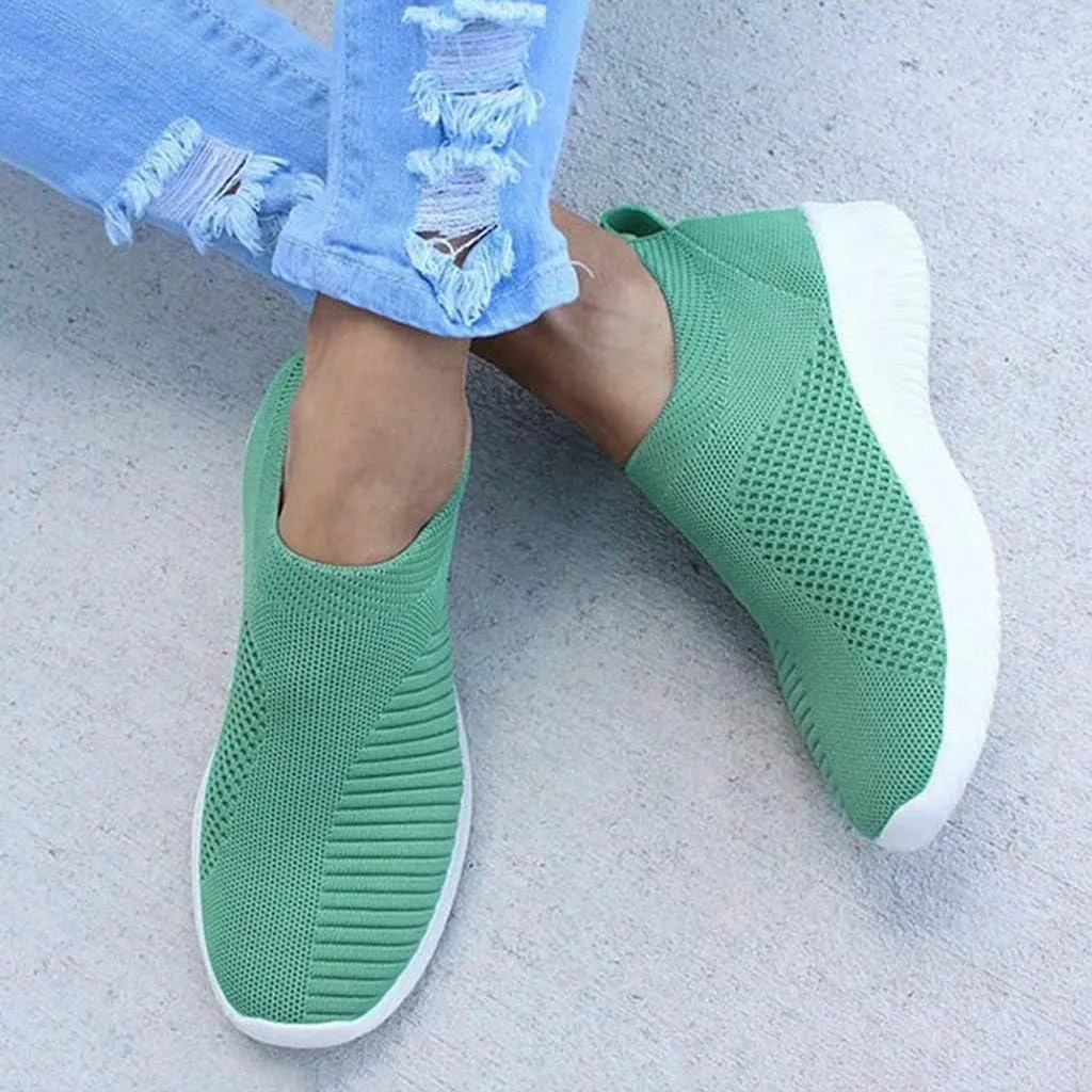 Women's Lightweight Slip On Walking Running Shoes Running Shoes for Women Casual Shoes Dressy Casual Women's Fashion Sneakers Steel Toe Tennis Shoe Loafers Casual Slip On
