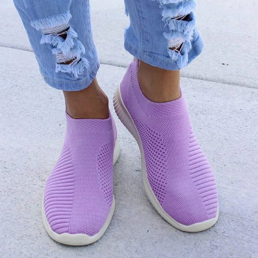 Women's Lightweight Slip On Walking Running Shoes Running Shoes for Women Casual Shoes Dressy Casual Women's Fashion Sneakers Steel Toe Tennis Shoe Loafers Casual Slip On