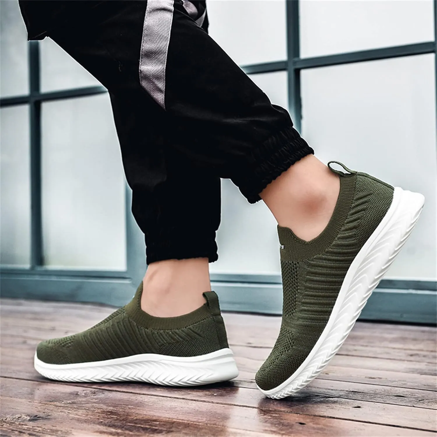 Womens Running Shoes Lightweight Tennis Shoes Non Slip Mens Running Shoes Dressy Casual Work Shoes Fashion Sneakers 2025 Waterproof Tennis Shoe Loafers Casual Slip On