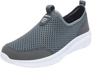 Womens Running Shoes Slip-on Walking Sneakers Walking Shoes Women Arch Support Black Casual Shoes Black Platform Sneaker Steel Toe Tennis Shoe Casual Loafers