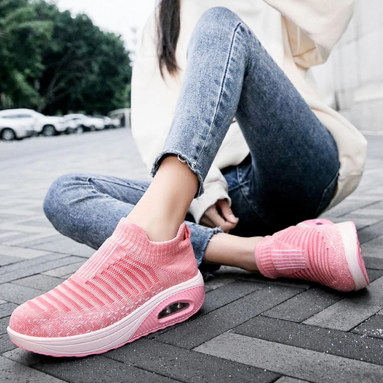 Women's Shoes Restaurant Shoes for Women Womens Slip on Shoes Work Non Slip Sneakers Womens Walking Shoes