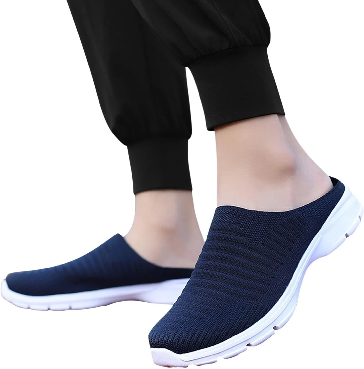 Women's Slip-on Mule Sneakers Lightweight Mens Casual Shoes Food Service Men Casual Dress Shoes Men Shoes Sneakers Platform Tennis Shoe Loafers Casual Slip On